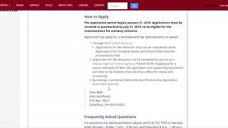 State of Ohio BMV Reinstatement Fee Amnesty Initiative for Suspended Drivers