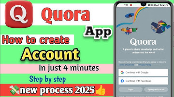 Quora app account kaise banaye//How to create quora app account 🤔🫡🥳