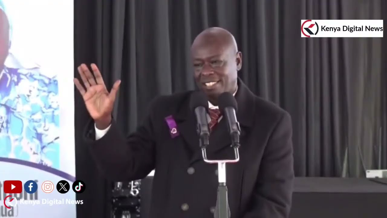 'Ruto, why don't you get part of that ksh 1.2B and build Kiambaa Church,' Former DP Gachagua!!