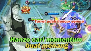 Hanzo cari momentum buat menang | Hanzo Solo Ranked Gameplay | Hanzo Best Build 2022 | mlbb