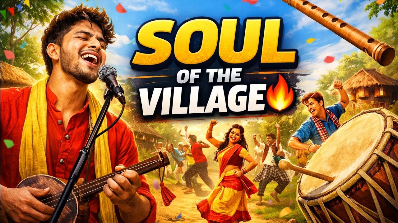 Soul of the Village | মাটির টানে | Bengali Modern Folk Pop Song | Dhol Flute Vibes | Rural Energy
