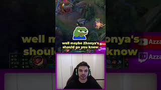 Should Riot Remove Zhonyas Hourglass?
If you liked the video, support me on other platforms:
Twitch: https://www.twitch.tv/azzapp
Twitter: https://twitter.com/Azzapp_LoL
Discord Server: https://discordapp.com/invite/azzapp
Instagram: https://www.instagram.com/azer.dugalic/
TikTok: https://www.tiktok.com/@azz.app
Reels: https://www.instagram.com/azzappclips
Support me on Patreon for exclusive content: https://www.patreon.com/Azzapp
Creative Channel: https://www.youtube.com/channel/UC9jtH0ZgnjzT2tjG7AKh9Sw
Variety Channel : https://www.youtube.com/channel/UCZ6trY7NDC1f-IGI1KBTa3Q
Squid Squad merch : https://merch.streamelements.com/azzapp
Editor: https://twitter.com/brenzalor
Thumbnails: https://twitter.com/traubenbecher
#velkoz #leagueoflegends #azzapp Should Riot Remove Zhonyas Hourglass?