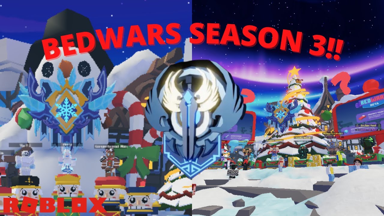 ROBLOX BEDWARS BATTLEPASS SEASON 3 RELEASE! (LOBBY GAGETS, NEW KITS ...