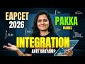 Integration EAPCET 2026 Maths One Shot | All Formulas + Tricks + PYQs | Vedantu Telugu | Uma Ma'am