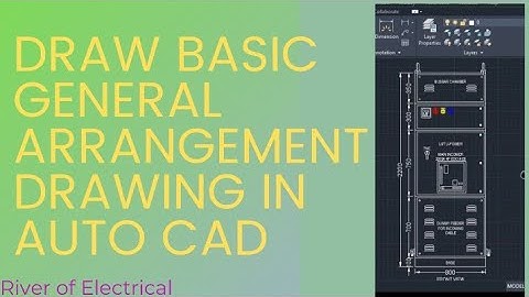 How to make  General Arrangement Drawing | GA drawing kese banate h