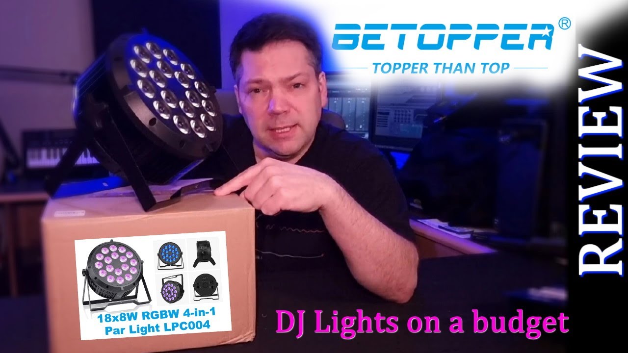 BETOPPER  Uplights - 18x8 RGBW 4-in1 Par Light REVIEW  Affordable DJ Lights for mobile djs and more.