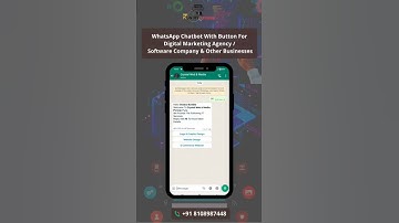 🔸WhatsApp ChatBot With Button For Digital Marketing Agency / Software Company & Other Businesses.🔸