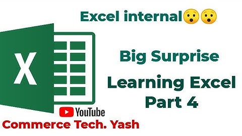 Learning Excel Part 4 | Commerce Tech. | Yash Maheshwari | Microsoft Excel | Computer
