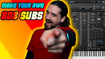 Create Your OWN 808 Sub basses with NO Samples! #subkick #retrologue #cubase