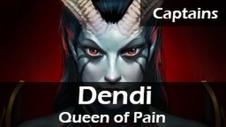 243: Dendi as Queen of Pain Mid  - Captains Draft Gameplay - 20150415
