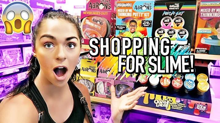 SHOPPING FOR SLIME SUPPLIES AT BARNES AND NOBLE!!!...