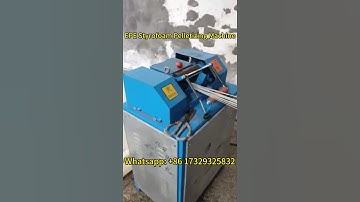 🔥EPE Styrofoam Pelletizing Machine: Turn waste foam into recycled pellets！🏭 #plasticrecycling#epe
