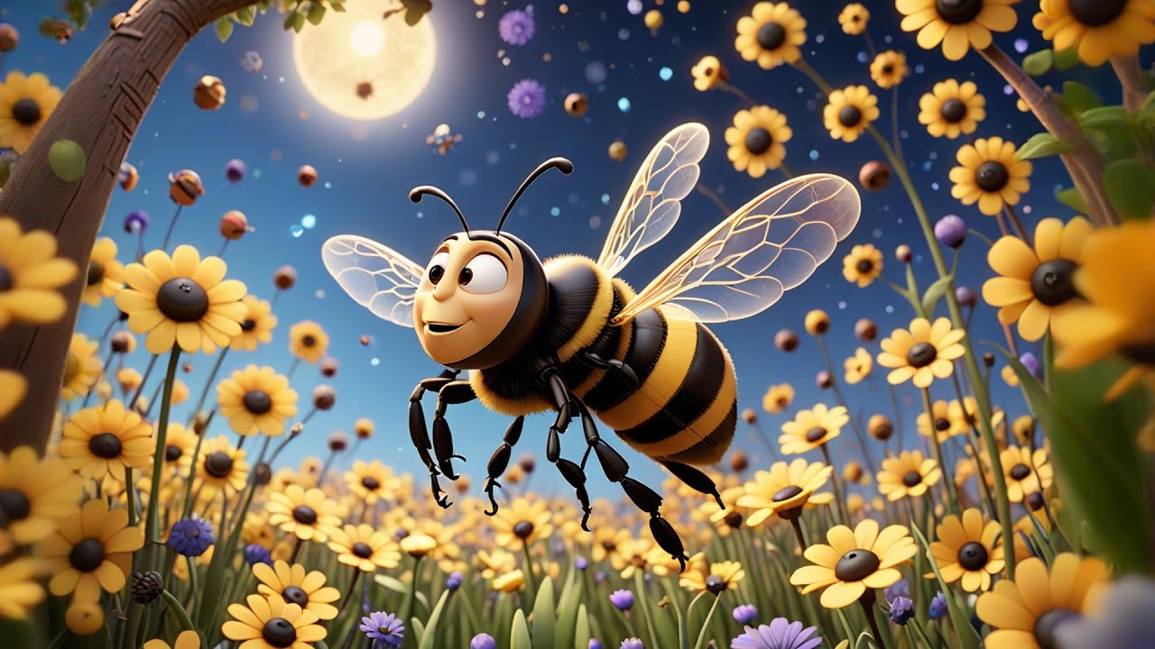 Five Busy Bees Build a Hive | Fun Bee Counting Song for Kids | Nursery Rhymes and Baby Songs