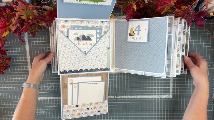 Passionate About Crafting : Newborn Baby Boy Scrapbooking Page Idea