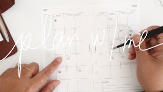 Plan with Me // Setting up May in my Louis Vuitton MM and Hobonichi Cousin planners