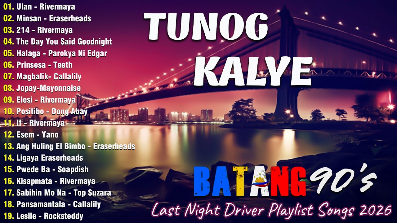 6Cyclemind ,Rivermaya,Teeth,Siakol Hale, Cueshe  -Tunog Kalye Songs 90s | Opm Bands 90s #rock