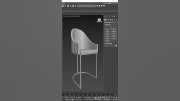 Dinning Chair Modelling In 3ds Max | #shorts #youtubeshorts  |Esthetic Space Decor