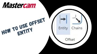 How to use Offset Entity command in Mastercam 2024 in Hindi | Learn Mastercam