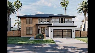 3,000+ Sq Ft Modern House | Virtual Walkthrough | Plan 963-00437
