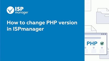 How to change PHP version in ISPmanager