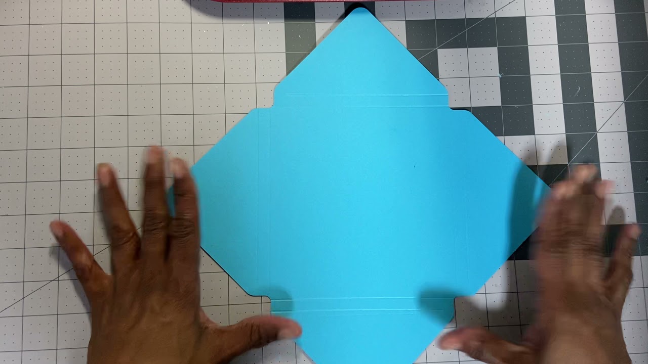 Making a box envelope using the 1-2-3 Punch Board