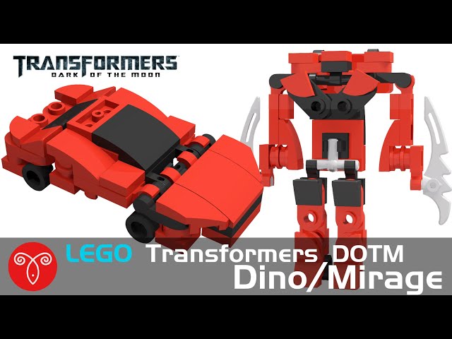 LEGO MOC Transformers G1 Mirage Mini Mecha by FreshBricks