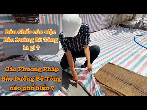 Phương Pháp Bảo Dưỡng Bê Tông Hiệu Quả - Bí Quyết Tăng Độ Bền và Thẩm Mỹ