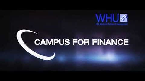 Campus for Finance - WHU New Year