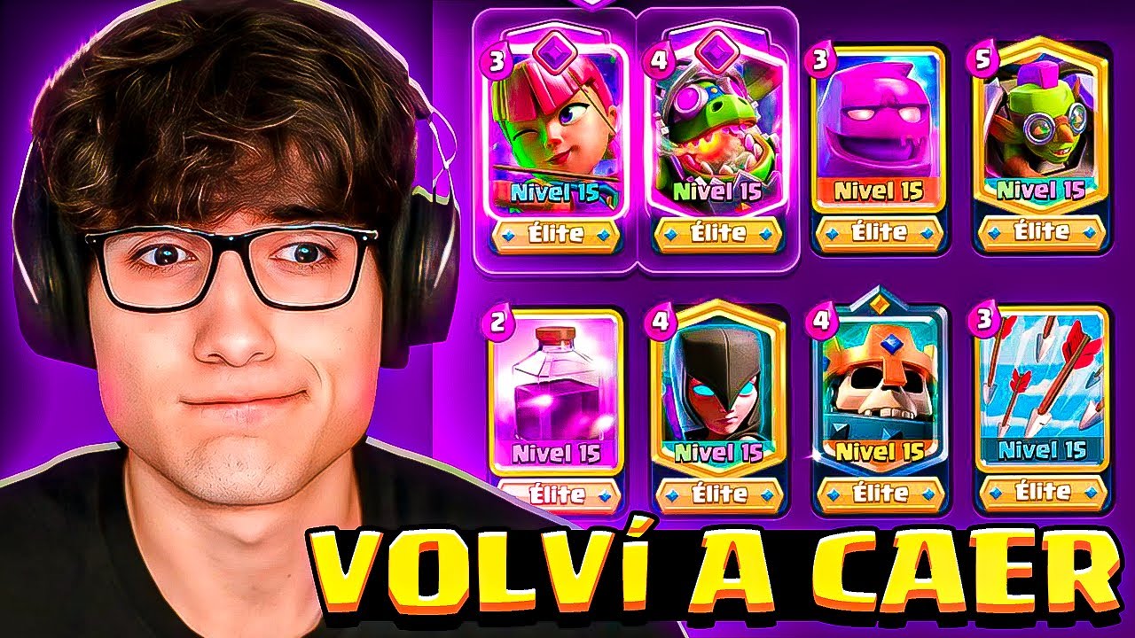 🥶EL GAMEPLAY MENOS LEGAL DE CLASH ROYALE | ME VOLVÍ ADICTO AL GOLEM DE ELIXIR