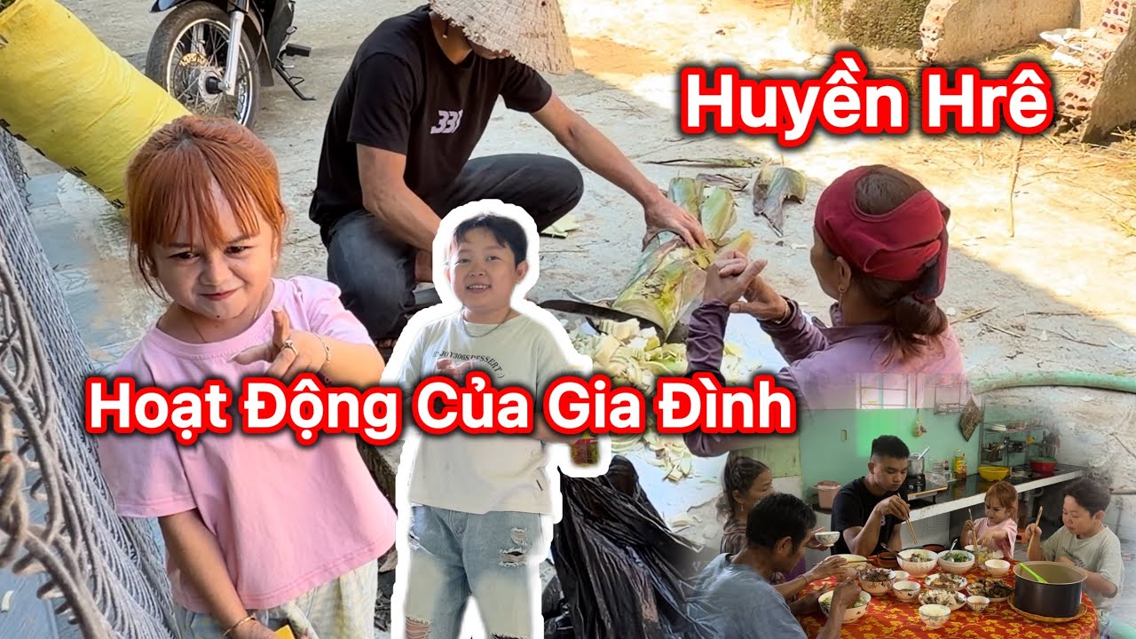 Hoạt Động Nhộn Nhịp Của Gia Đình Hrê - Tài Tí Tẹo Chuẩn Bị Bữa Cơm Trưa Cùng Mẹ