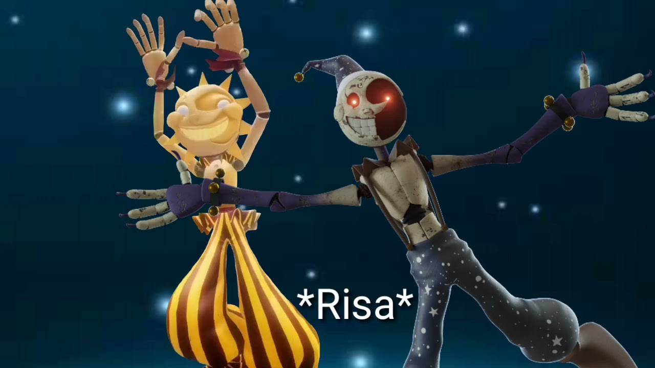 Солнце из фнаф 9 и луна милые картинки