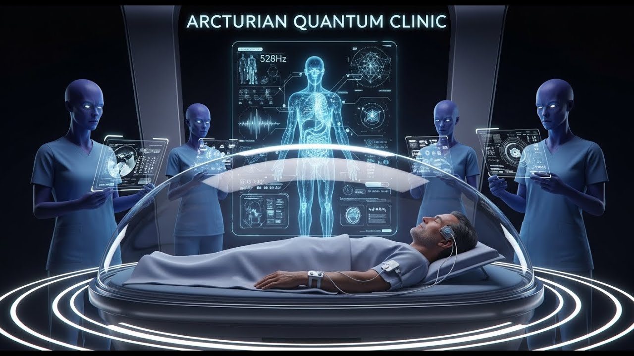Arcturian Med Bed Therapy | Aura Cleansing, DNA Repair & Soul Awakening Sleep, Divine Matrix