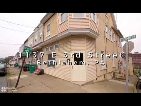1137 E 3rd Street, Bethlehem, PA home video tour