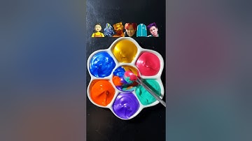 Guess the mixed colors of Squid Game 2 （Part 15） #squidgame2 #squidgame #colormixing #satisfying