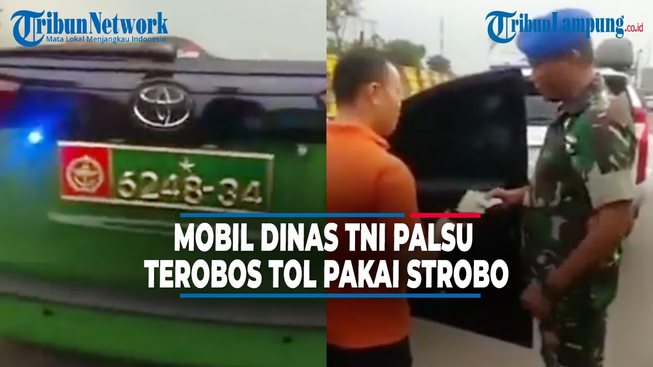 Penampakan Mobil Dinas TNI Palsu Dicegat PM, Warna Mobil Jadi Sorotan | 