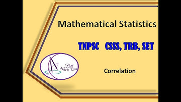 Mathematical Statistics  Unit 10 | Correlation | TNPSC Combined Stat  Exam (Part 25) | ASI | FSS