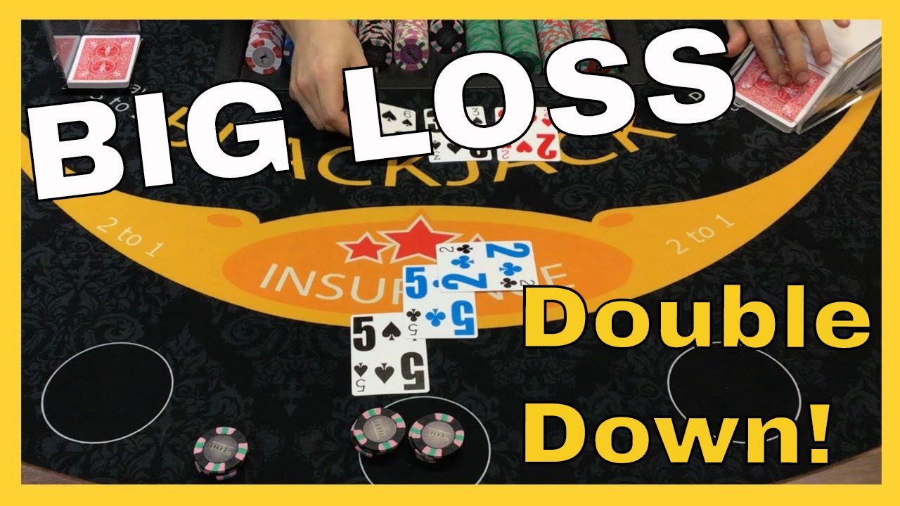 BIG BLACKJACK LOSS Within MINUTES! Poor Bankroll Management YouTube