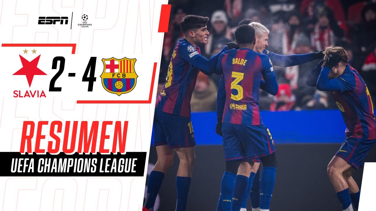 El Barça gana en Praga y llama a las puertas del Top 8 de Champions