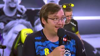 GIANTX Coach Pipson's interview after the victory against M8