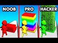 NOOB vs PRO vs HACKER COLOR STACKS