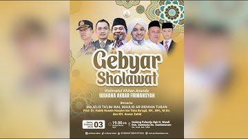 🔴 LIVE KH. ANWAR ZAHID | GEBYAR SHOLAWAT WALIMATUL KHITAN An. WAHANA AKBAR FIRMANSYAH