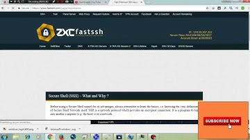 Cara Membuat Akun SSH Aktif 7 hari di Fastssh.com