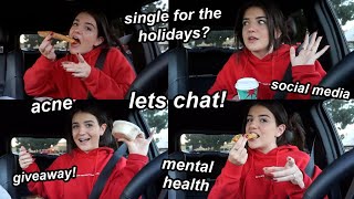 HOLIDAY MUKBANG ✭ mental health, loneliness, updates + giveaway!