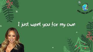 Mariah Carey - All I Want for Christmas Is You (Lyric Video)