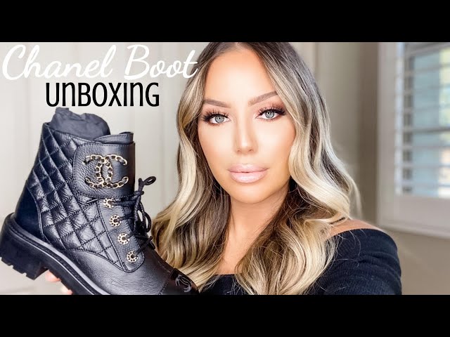 Louis Vuitton UNBOXING & HOW I STYLE COMBAT BOOTS!