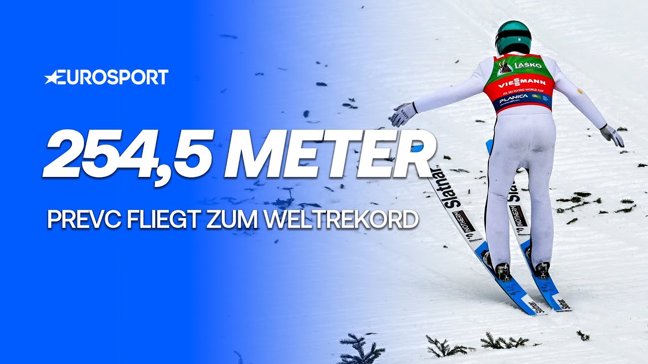 254,5 Meter! Domen Prevc stellt in Planica neuen Skiflug-Weltrekord auf | 2025