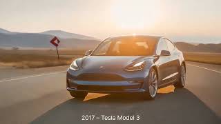 Evolution of Tesla Cars [2008-2026]