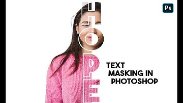 Text Masking Effect Design in Photoshop CC 2020 || Photoshop Tutorial 2023