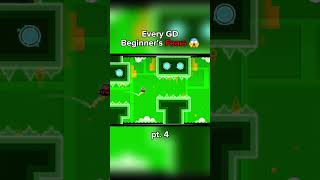 Every Beginner's Biggest Fears😨 | Part 4 #subscribe #geometrydash #gd
