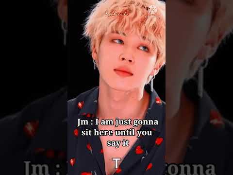 BTS Imagine|Not saying 'I LOVE YOU' back to see their reaction